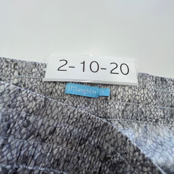 J McLaughlin Pants Womens Small Snakeskin Print Drawstring Lightweight Lounge - Picture 5 of 8